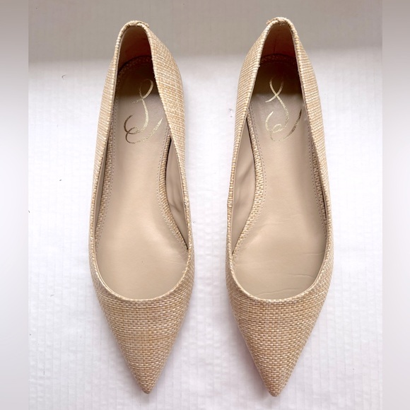 Sam Edelman Wanda Pointed Toe Flats Shoes in Light Tan/Beige. See Desc. Size 7 - Picture 1 of 9